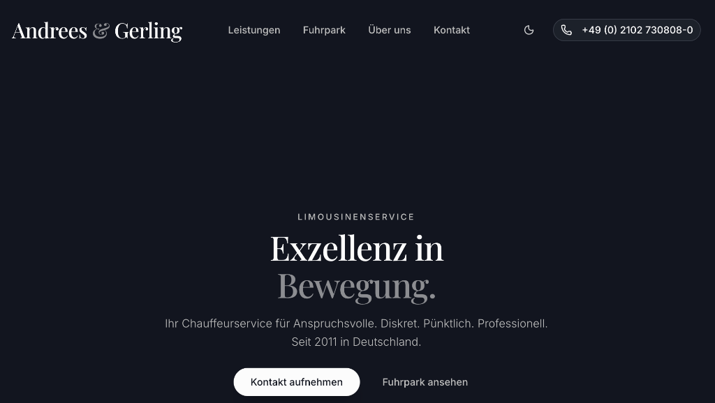 Andrees & Gerling Booking Wizard Screenshot